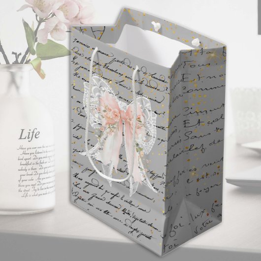 Bow Harmony Medium Geschenktasche Mittlere Geschenktüte