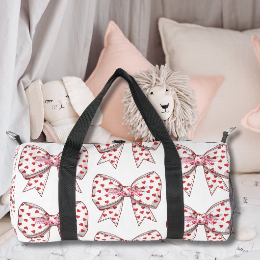 Bow Herzname Matching Newborn Hospital Duffle Bag