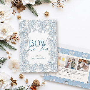 Bow Ho Blue Bows 3 Foto Weihnachten