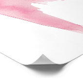 Bow Hochzeitsdusche Willkommen Poster (Ecke)