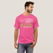 Bow Hunter Archery Bowhunter Broadhead Usa Flag T-Shirt (Vorne ganz)
