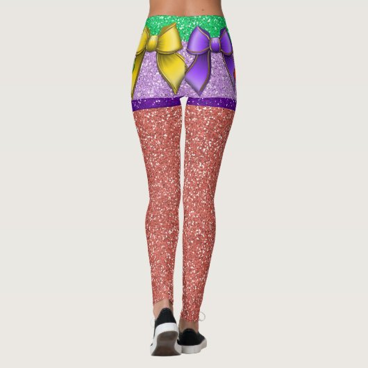 Bow Illusion Diamonds Pop Mode Leggings (Rückseite)
