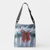 "Bow in Snow" Tote-Tasche