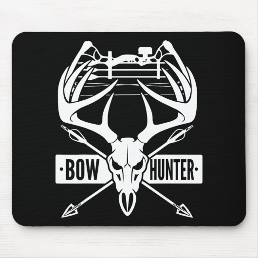 Bow Jagd auf Hirschhaut-Compound Bow Bogengeschenk Mousepad (Vorne)