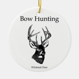 Bow-Jagd (White Schwanz Buck) Keramik Ornament