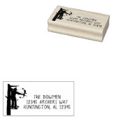 Bow Jäger Rücksendeadresse Briefmarke Gummistempel (Stempel)