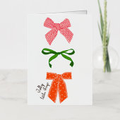 Bow Jolly Little Things Christmas  (Vorderseite)