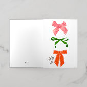 Bow Jolly Little Things Christmas  (Äußere Ablage)