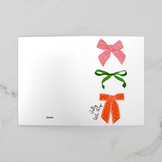 Bow Jolly Little Things Christmas  (Äußere Ablage)