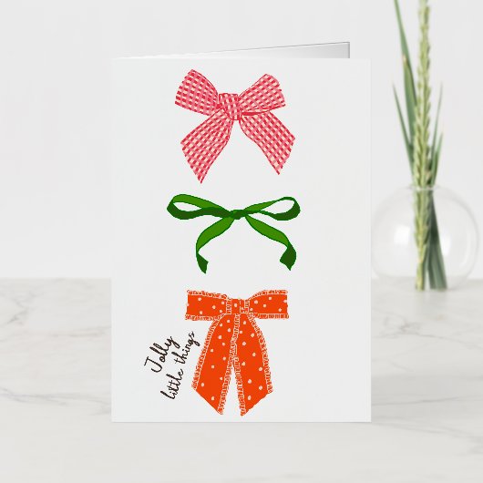 Bow Jolly Little Things Weihnachten (Vorderseite)