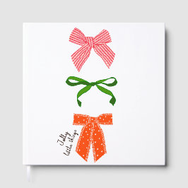 Bow Jolly Little Things Weihnachten Gästebuch