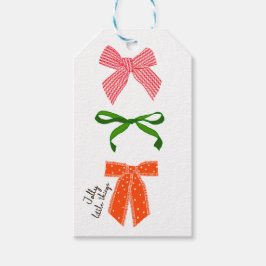 Bow Jolly Little Things Weihnachten Geschenkanhänger