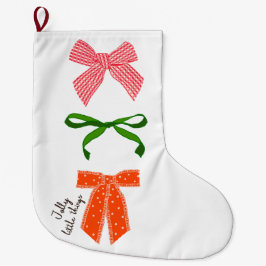 Bow Jolly Little Things Weihnachten Großer Weihnachtsstrumpf