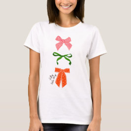 Bow Jolly Little Things Weihnachten T-Shirt