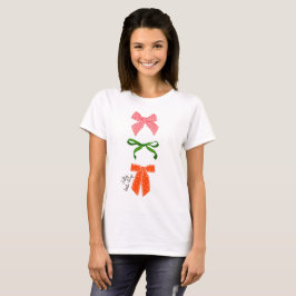 Bow Jolly Little Things Weihnachten T-Shirt