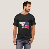 Bow Junting American Flag Archery Lover Gift T-Shirt (Vorne ganz)