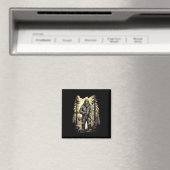 Bow Junting Bigfoot Funny Hunting Gift Magnet (In Situ (Geschirrspüler))