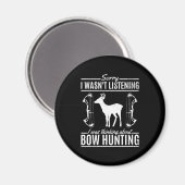Bow Junting Deer Hunter Arrow Magnet (Vorderseite/Rückseite)