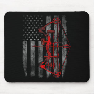 Bow Junting Flag Archery Funny Junting Gift Mousepad