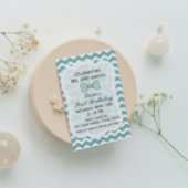 Bow Krawatte 1. Geburtstag Einladung