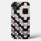 Bow Krawatte 9-Patch Quilt Case-Mate Phone Case (Rückseite)