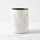 Bow Krawatte Bunny Tasse (Mittel)