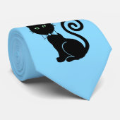 Bow Krawatte Cat Blue (Gerollt)