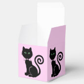 Bow Krawatte Cat Favor Box Geschenkschachtel (Geöffnet)
