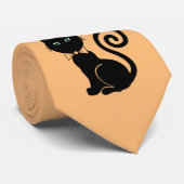 Bow Krawatte Cat Peach (Gerollt)