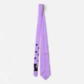 Bow Krawatte Cat Violet (Rückseite)