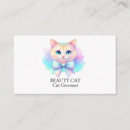 Bow Krawatte Cat Visitenkarte