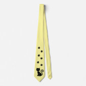 Bow Krawatte Cat Yellow (Vorderseite)
