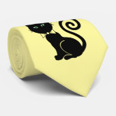 Bow Krawatte Cat Yellow (Gerollt)