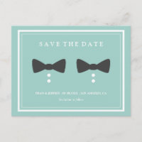 Bow-Krawatte - Gay Wedding speichert das Datum