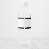 Bow Krawatte Geburtstag Baby Dusche Wasser Flasche Wasserflaschenetikett (Rückseite)