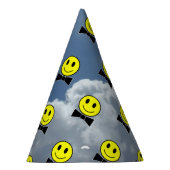 Bow Krawatte Happy Faces im Himmel Partyhütchen (Rechts)