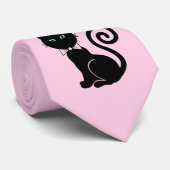 Bow-Krawatte-Katze mit Paw-Druck Krawatte (Gerollt)