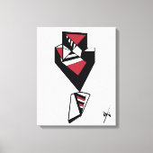 Bow-Krawatte Leinwanddruck (Vorderseite)