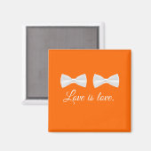 BOW KRAWATTE LIEBE -.png Magnet (Vorderseite/Rückseite)