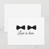 BOW KRAWATTE LIEBE -.png Postkarte (Vorne/Hinten)