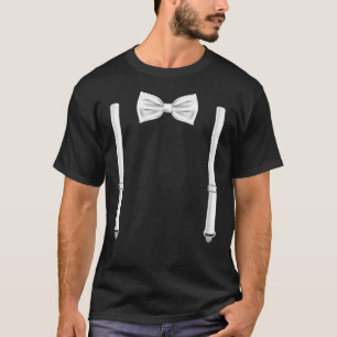 Bow-Krawatte mit Suspendern - Bowtie für Hochzeite T-Shirt