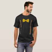 Bow-Krawatte mit Suspendern Funny Wedding und Spec T-Shirt (Vorne ganz)