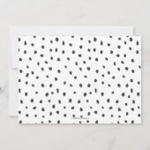 Bow Krawatte Panda Geburtstagseinladungen - Junge Einladung (Rückseite)