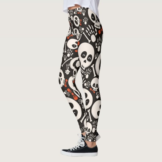 Bow Krawatte Skull Leggings (Links)