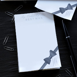 Bow Krawatte Trauzeuge Trauzeugen Gastgeschenk Hoc Post-it Klebezettel
