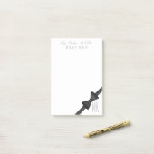 Bow Krawatte Trauzeuge Trauzeugen Gastgeschenk Hoc Post-it Klebezettel (Auf Schreibtisch)