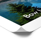 Bow Lake, Banff National Park, Kanada Poster (Ecke)