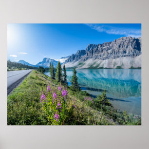 Bow Lake Banff National Park Kanada Reisen Poster