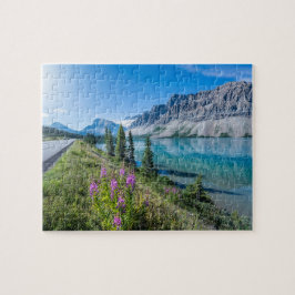 Bow Lake Banff National Park Kanada Reisen Puzzle