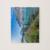 Bow Lake Banff National Park Kanada Reisen Puzzle (Vertikal)